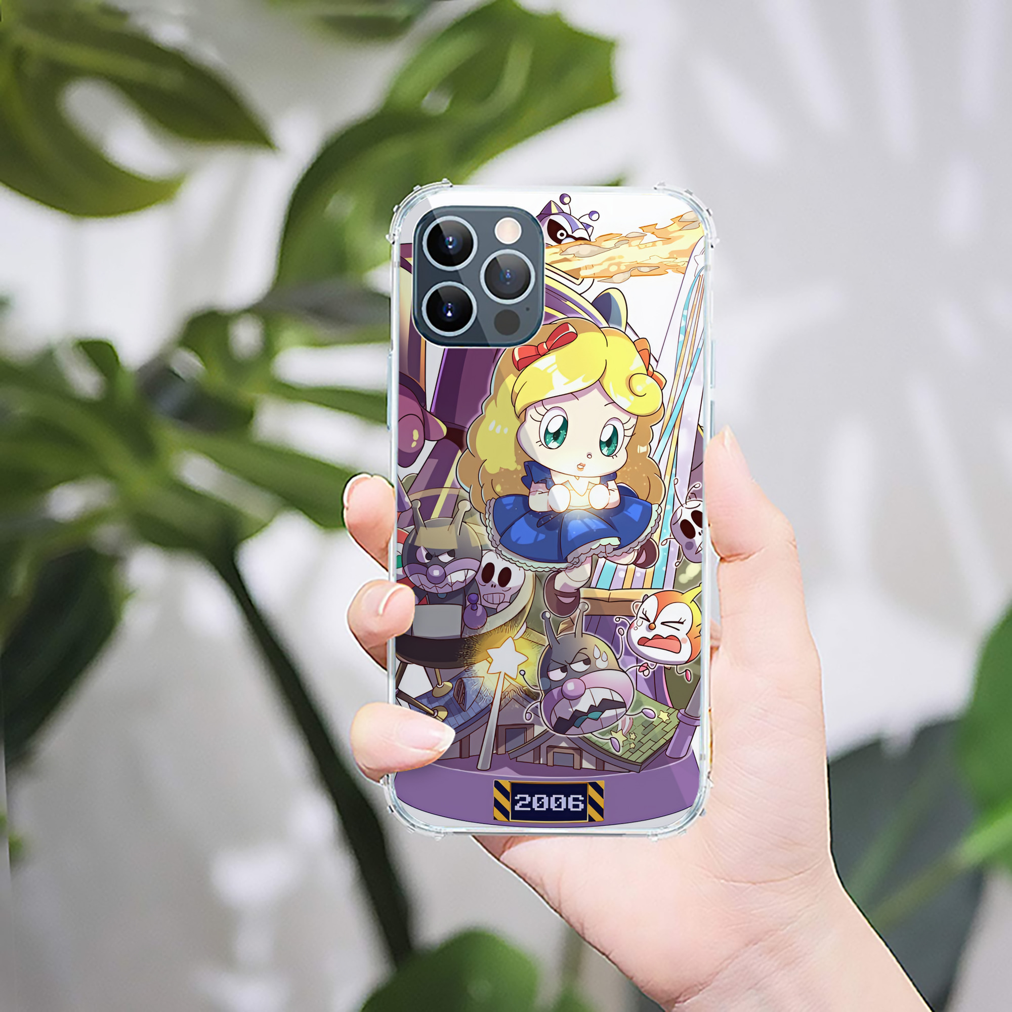（画像用） アンパンマン Anpanman 【iPhone 12シリーズ対応】透明スマホケース（クリアソフトケース）
